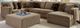 Jackson Furniture Carlsbad 3-Piece Carob Right-Arm Facing Sectional and Chaise-0