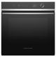 Fisher & Paykel Series 7 24" Black Contemporary Single Electric Wall Oven-0