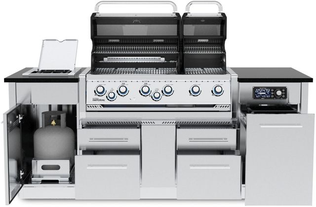 Broil King® Imperial™ QS 690i Stainless Steel Natural Gas Outdoor Kitchen Kit-1