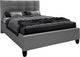 Beaudoin Customizable Heaven Full Upholstered Platform Bed with Woodland Footboard-0