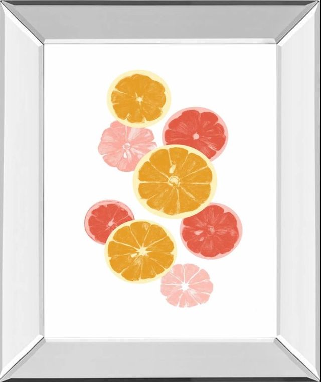 Classy Art Festive Fruit I by Emma Caroline Mirror Framed Wall Art-0