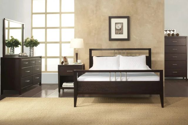 Modus Furniture Nevis Espresso King Platform Bed-1