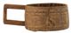 A & B Home Brown Antique Bowl With Handle-2