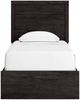 Signature Design by Ashley® Belachime Black Twin Panel Bed-1