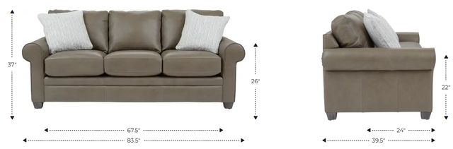La-Z-Boy® Olson Vellum Queen Sleeper Sofa-2