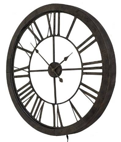 YHD Gray/White Wall Clock-2