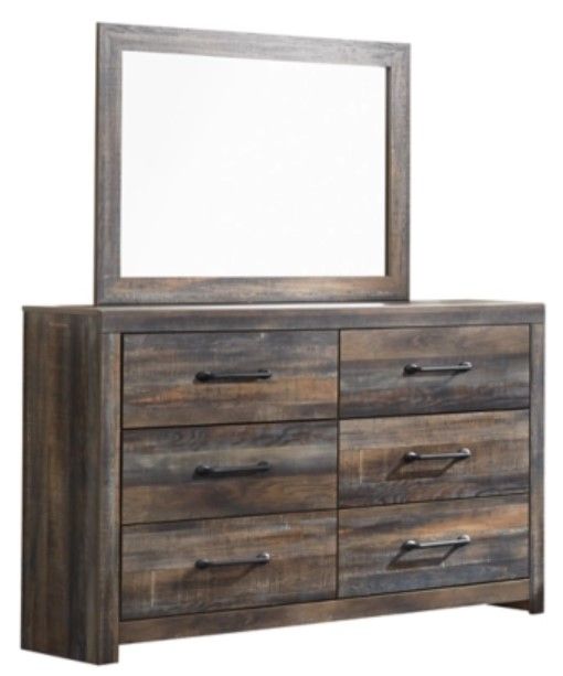 Signature Design by Ashley® Drystan 5-Piece Brown Queen Panel Headboard Bedroom Set-2