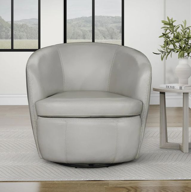 Parker House® Barolo Steamboat Ice Swivel Club Chair-1