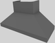 Vent-A-Hood® 60" Gunsmoke Euro-Style Wall Mounted Range Hood-5