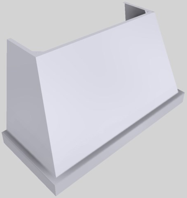 Vent-A-Hood® Designer Series 54" White Wall Mounted Range Hood-4