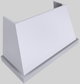 Vent-A-Hood® Designer Series 54" White Wall Mounted Range Hood-4