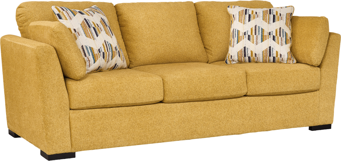 Signature Design by Ashley Keerwick Sunflower Sofa Gabriele BrandSource Home Furnishings