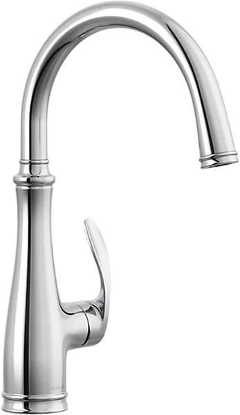 KOHLER® Bellera® Polished Chrome Single-Handle Bar Sink Faucet-0