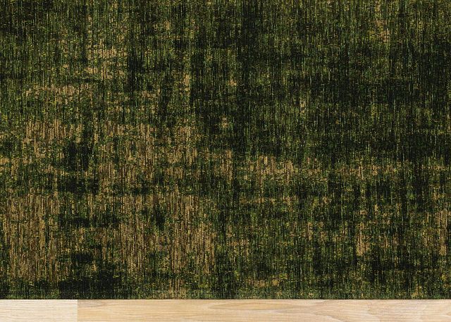 Kalora Interiors Cathedral Black/Green Tree Bark 5'x8' Area Rug-3