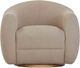 TOV Furniture Judy Taupe Boucle Swivel Accent Chair-3