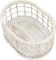 A & B Home Set of 2 Washed White Baskets-5