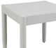 CabanaCoast® Customizable Nevis Aluminum 21" Outdoor Square Side Table-4