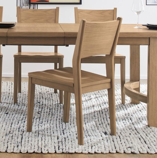 Flexsteel® Normandy 2-Piece Driftwood Dining Side Chair Set-1