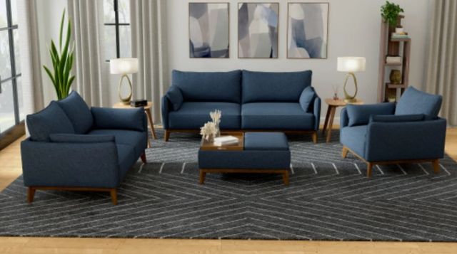 Emerald Home Aria Navy Loveseat-1