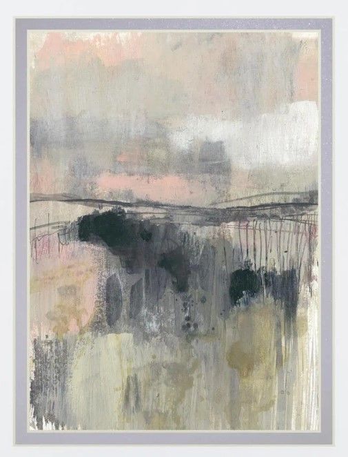 Classy Art Blush Horizon II BY Jennifer Goldberger Wall Art-1