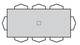 Bermex® Customizable Prestige Grey Dining Table-1
