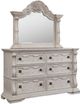 Signature Design by Ashley® Bruchandi 4-Piece Antique White Queen Upholstered Panel Bedroom Set-4