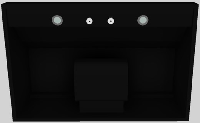 Vent-A-Hood® 36" Black Wall Mounted Range Hood-3