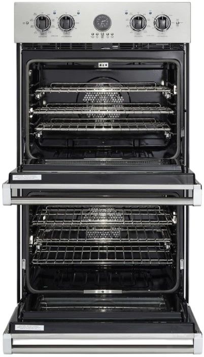 Viking® 5 Series 30" Ivy Double Electric Premiere Oven-1