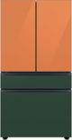 Samsung Bespoke 36" Emerald Green Steel French Door Refrigerator Middle Panel-2