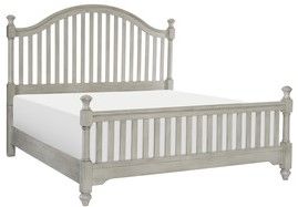 Mazin Furniture Mossbrook 4 Piece Light Gray Queen Bedroom Set-2