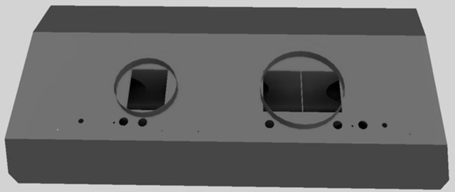 Vent-A-Hood® 48" Gunsmoke Wall Mounted Liner Insert-1
