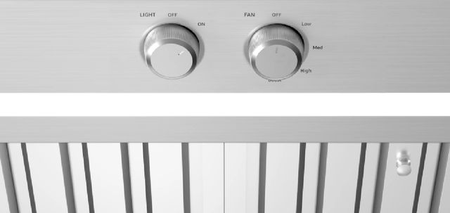 Dacor® 48" Silver Stainless Insert Range Hood-3