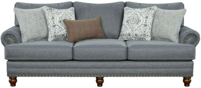 Fusion Furniture Bates Charcoal Gray 94'' Sofa