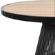 CabanaCoast® Customizable Cove Synthetic Fiber 36" Outdoor Round Coffee Table-1