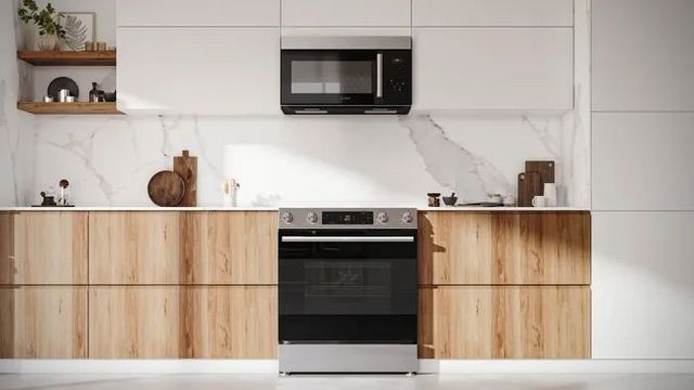 Bosch 100 Series 30" Stainless Steel Slide In Electric Range -2