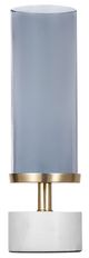 A & B Home Gray Hurricane Candle Holder-1