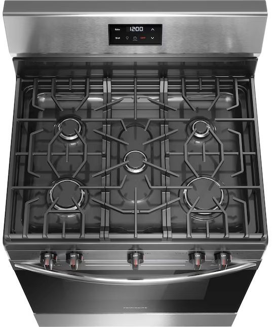 Frigidaire® 30" Stainless Steel Freestanding Gas Range-3