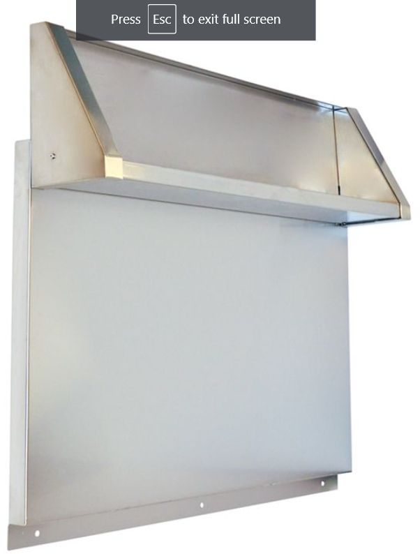 Whirlpool® 36" Stainless Steel Backsplash