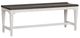 Liberty Furniture Allyson Park Charcoal/Wirebrushed White Bench-0