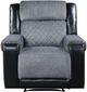 Northfield Living Alicia Black/Gray Manual Recliner-2