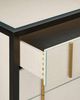 Currey & Company Deanna Black/Ivory Raffia Nightstand-5