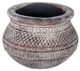 A & B Home Gray Planter Pot with Patterns-0