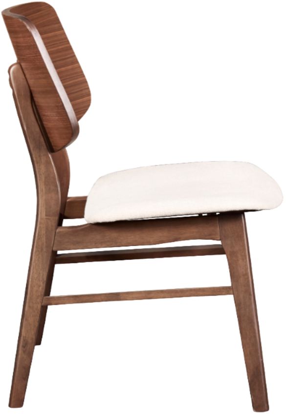 New Classic® Home Furnishings Oscar Beige/Walnut Dining Chair-3