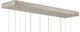 Currey & Company Escenia Natural/Painted Silver Multi-Drop Pendant Lighting-2