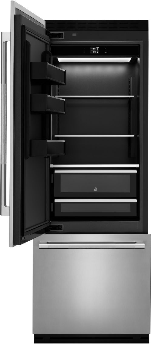 JennAir® 30" 15.6 Cu. Ft. Panel Ready Built-In Counter Depth Bottom Freezer Refrigerator-1