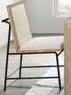 Furniture of America® Edenbridge 2-Piece Beige/Natural Oak Side Chair Set-0