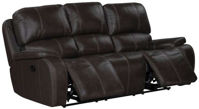 New Classic® Home Brookings Charcoal Manual Dual Reclining Sofa-4
