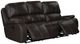 New Classic® Home Brookings Charcoal Manual Dual Reclining Sofa-4