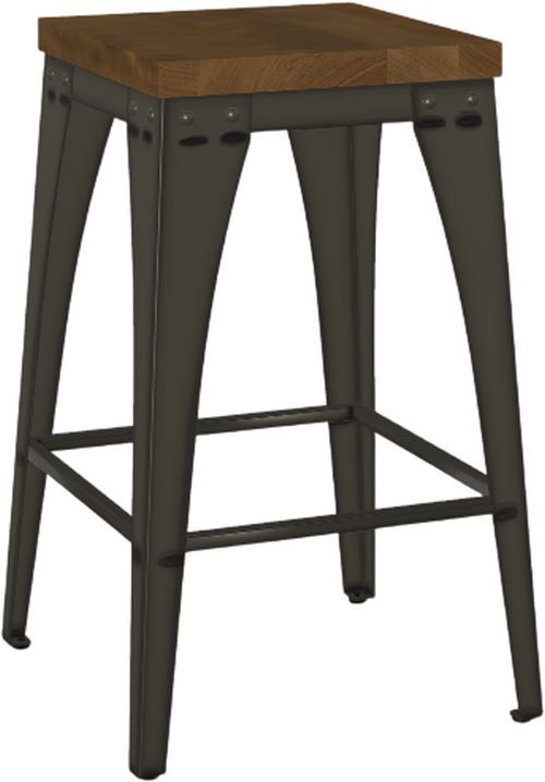 Amisco Customizable Upright Backless Counter Stool-0