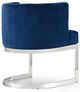 Meridian Furniture Gianna Navy/Chrome Velvet Dining Chair-2